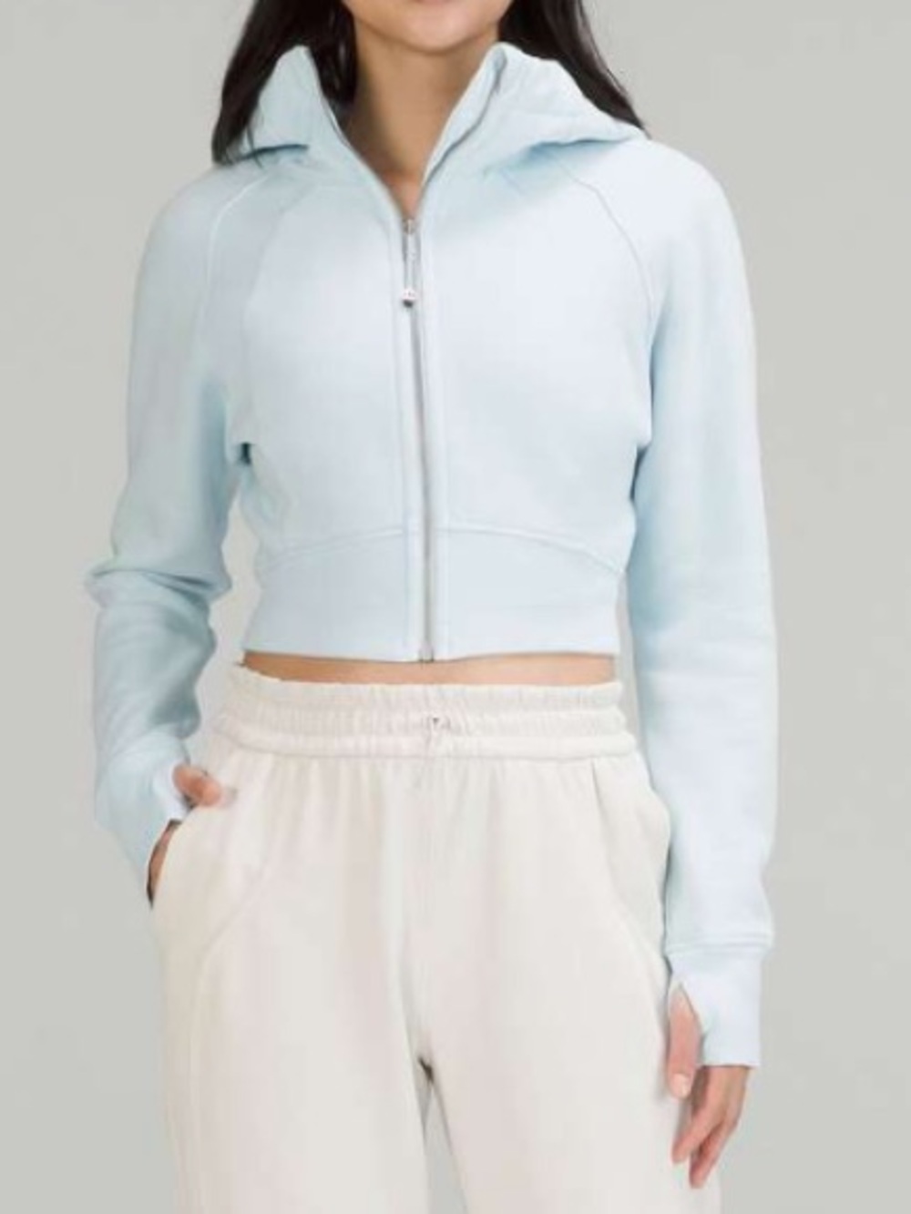 lululemon Scuba Full-Zip Cropped Hoodie